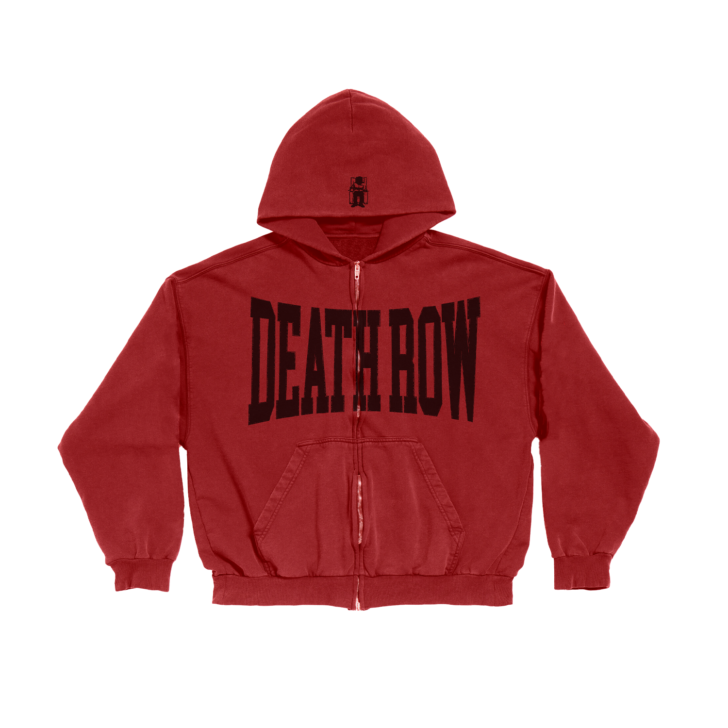 Death Row Records - Death Row Zip Hoodie (Hair Opening)