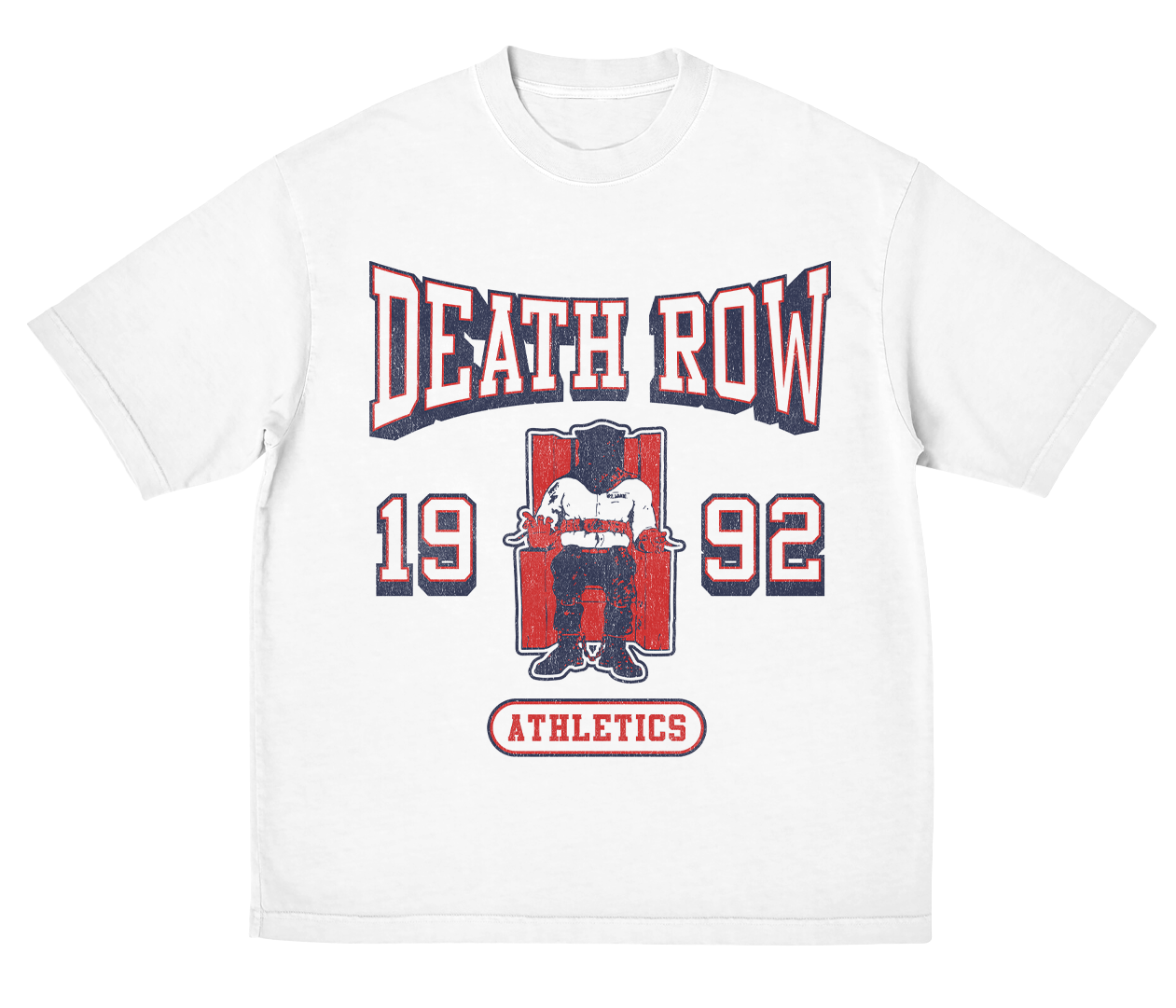 Death Row Records - Death Row Athletics Tee White